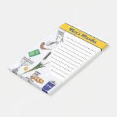 Gepersonaliseerde Mitzvah-notities - Post-It-stijl Post-it® Notes (Schuin)