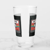 Gepersonaliseerde mixtape glas (Links)