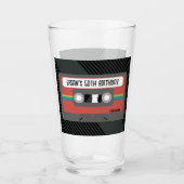 Gepersonaliseerde mixtape glas (Voorkant)