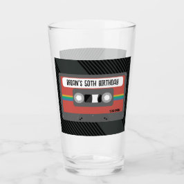 Gepersonaliseerde mixtape glas