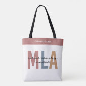Gepersonaliseerde MLA Medische Laboratoriumassiste Tote Bag (Achterkant)