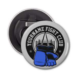 Gepersonaliseerde MMA Mixed Martial Arts Fight Clu Button Flesopener