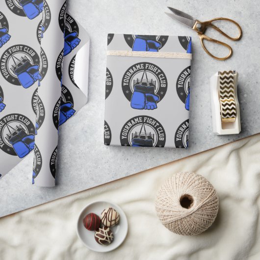 Gepersonaliseerde MMA Mixed Martial Arts Fight Clu Cadeaupapier (Crafts)