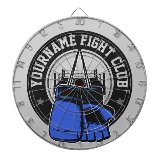 Gepersonaliseerde MMA Mixed Martial Arts Fight Clu Dartbord (Voorkant)