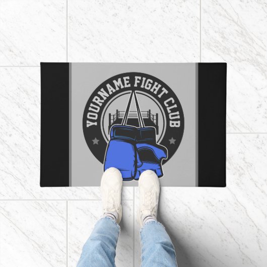 Gepersonaliseerde MMA Mixed Martial Arts Fight Clu Deurmat (Binnen)