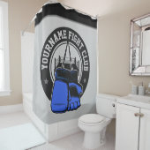 Gepersonaliseerde MMA Mixed Martial Arts Fight Clu Douchegordijn (In situ)