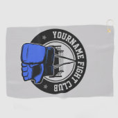 Gepersonaliseerde MMA Mixed Martial Arts Fight Clu Golfhanddoek (Horizontaal)
