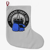 Gepersonaliseerde MMA Mixed Martial Arts Fight Clu Grote Kerstsok (Voorkant)