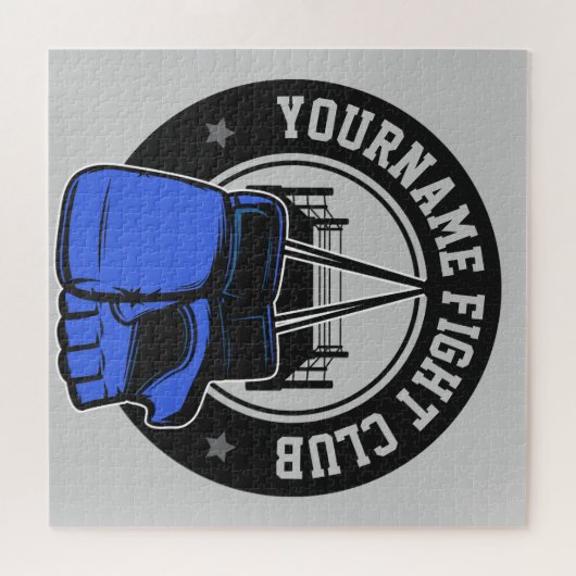 Gepersonaliseerde MMA Mixed Martial Arts Fight Clu Legpuzzel (Horizontaal)