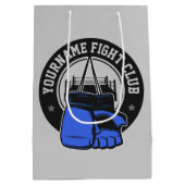 Gepersonaliseerde MMA Mixed Martial Arts Fight Clu Medium Cadeauzakje (Achterkant)
