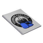 Gepersonaliseerde MMA Mixed Martial Arts Fight Clu Notitieboek (Rechterzijde)