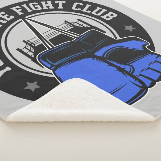 Gepersonaliseerde MMA Mixed Martial Arts Fight Clu Sherpa Deken (3/4)