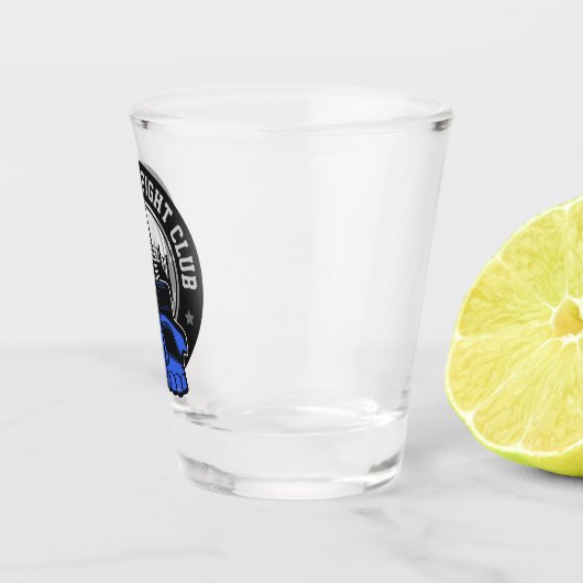 Gepersonaliseerde MMA Mixed Martial Arts Fight Clu Shot Glas (Rechts)