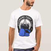 Gepersonaliseerde MMA Mixed Martial Arts Fight Clu T-shirt (Voorkant)
