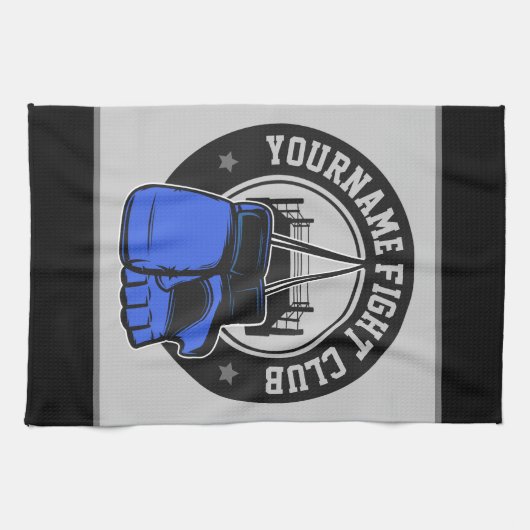 Gepersonaliseerde MMA Mixed Martial Arts Fight Clu Theedoek (Horizontaal)