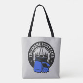 Gepersonaliseerde MMA Mixed Martial Arts Fight Clu Tote Bag (Achterkant)