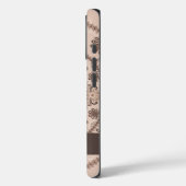 Gepersonaliseerde Mocha Rococo Revival Dot Mandala Case-Mate iPhone Case (Achterkant / Links)