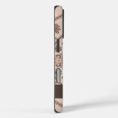 Gepersonaliseerde Mocha Rococo Revival Dot Mandala Case-Mate iPhone Case (Achterkant / Rechts)