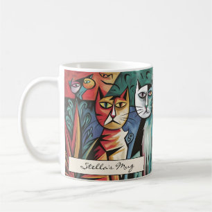 Gepersonaliseerde Mod katten Koffiemok