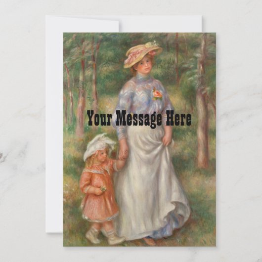 Gepersonaliseerde Mode moeder en dochter jurken Bedankkaart (Voorkant)