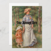 Gepersonaliseerde Mode moeder en dochter jurken Bedankkaart (Voorkant / Achterkant)