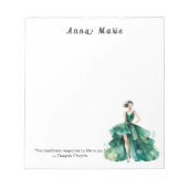 Gepersonaliseerde Mode thema Notitieblok (Voorkant)