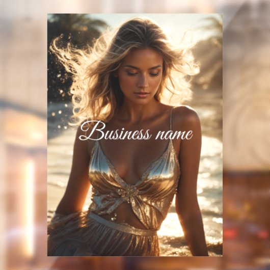 Gepersonaliseerde mode Window Cling Raamsticker (Vel 2)