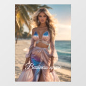 Gepersonaliseerde mode Window Cling Raamsticker (Vel)