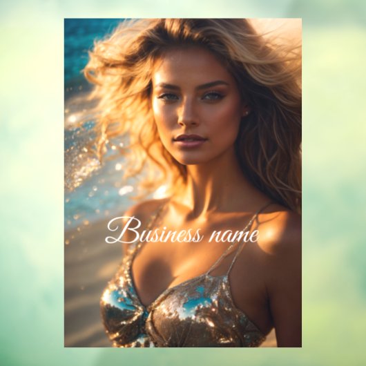 Gepersonaliseerde mode Window Cling Raamsticker (Vel 3)