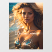 Gepersonaliseerde mode Window Cling Raamsticker (Vel)