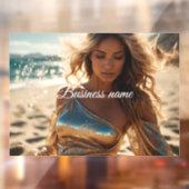 Gepersonaliseerde mode Window Cling Raamsticker (Vel 2)