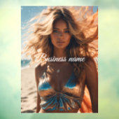 Gepersonaliseerde mode Window Cling Raamsticker (Vel 3)