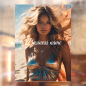 Gepersonaliseerde mode Window Cling Raamsticker (Vel 2)