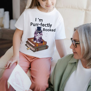 Gepersonaliseerde Modern Cool Kinder Huisdier Kat  Tri-Blend Shirt