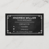 Gepersonaliseerde Modern Founder Visitekaartje Ide (Voorkant)