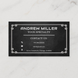 Gepersonaliseerde Modern Founder Visitekaartje Ide