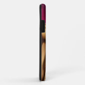 Gepersonaliseerde Modern-Fuchsia Paarse en Gold- Case-Mate iPhone Case (Achterkant/rechts)