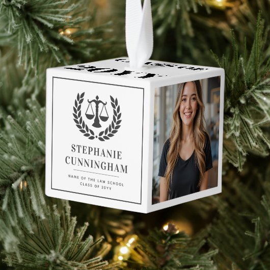 Gepersonaliseerde Modern Law School Afstuderen 4 F Decoratie (Boom)