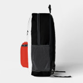 Gepersonaliseerde Modern Skeleton Hand Vrede en Li Bedrukte Rugzak (Rechts)