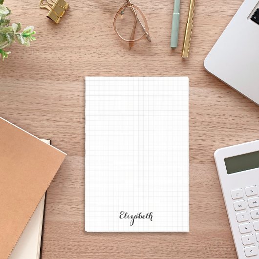 Gepersonaliseerde Modern Squares Home Kantoor Busi Post-it® Notes