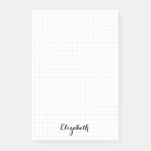 Gepersonaliseerde Modern Squares Home Kantoor Busi Post-it® Notes (Voorkant)