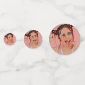 Gepersonaliseerde moderne 16e verjaardag Party Fot Confetti (Voorkanten)