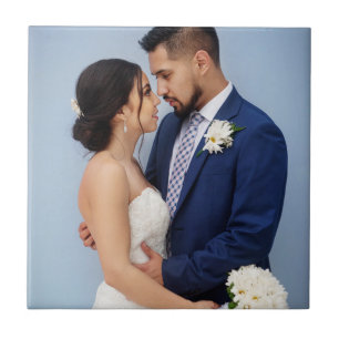 Gepersonaliseerde moderne aangepaste foto tegeltje