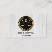 Gepersonaliseerde moderne advocaat visitekaartje (Voorkant)