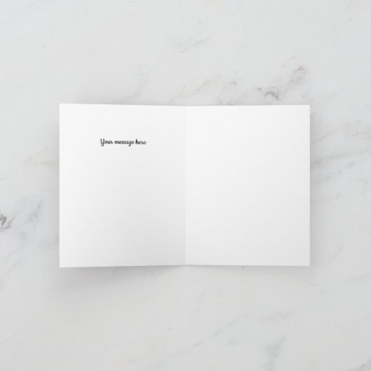 Gepersonaliseerde moderne Arabische Kaart (Binnen)