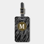 Gepersonaliseerde moderne bagage bagagelabel (Voorkant verticaal)