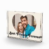 Gepersonaliseerde moderne beste vrienden voor alti fotoblokken (Rechts)