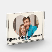 Gepersonaliseerde moderne beste vrienden voor alti fotoblokken (Links)