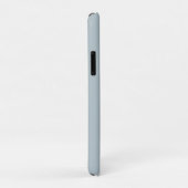 Gepersonaliseerde moderne blauwe familienaam Monog Case-Mate iPhone Case (Achterkant/rechts)