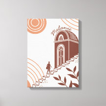 Gepersonaliseerde moderne Boho Botanical Minimalis